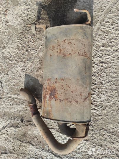 Глушитель Infiniti fx35 (без фланца и насадок)