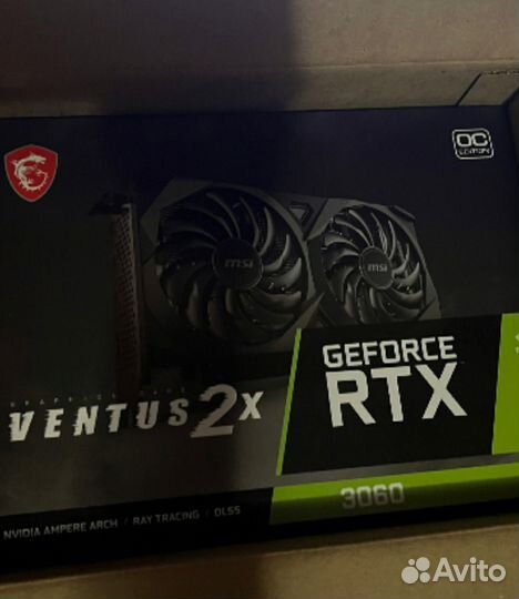 Видеокарта MSI nvidia GeForce RTX 3060
