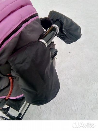 Муфта варежки на коляску для рук