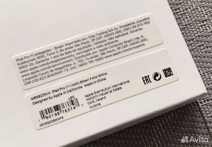 Новый Чехол SMART folio для iPad Pro 11 2018