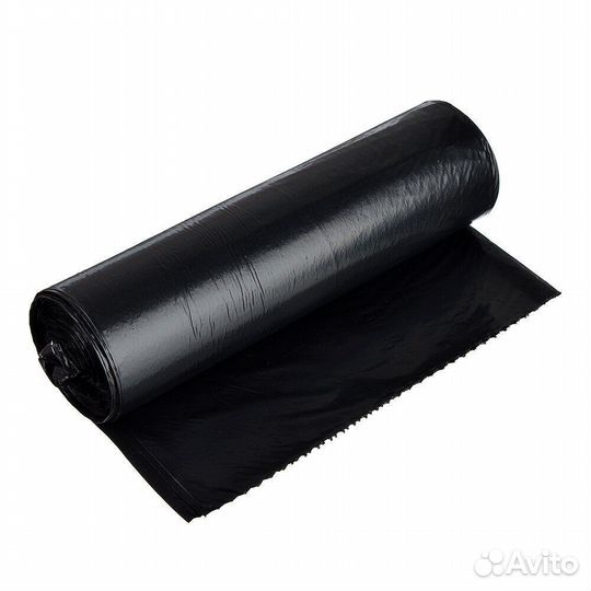 Мешки для мусора пвд Чёрные 180л