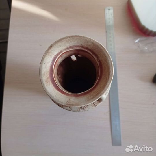 Ваза амфора керамика для аквариума