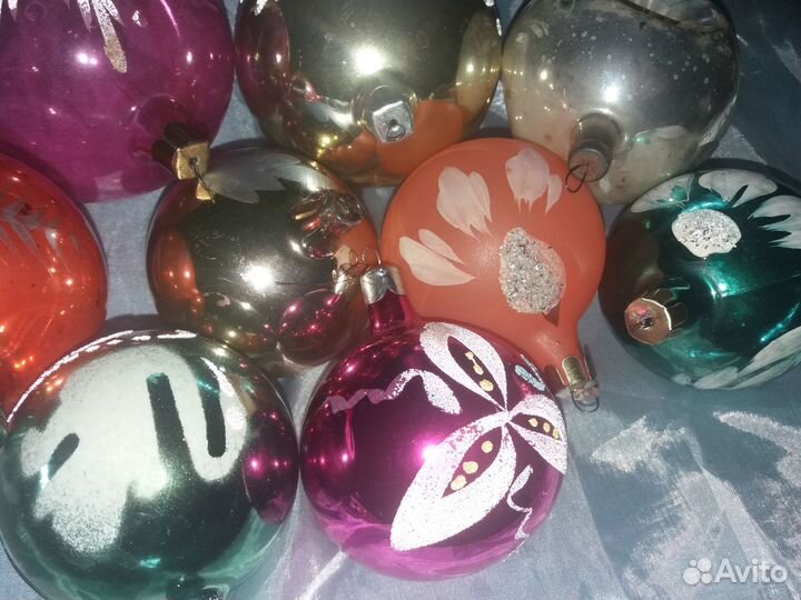 Елочные игрушки СССР одним лотом