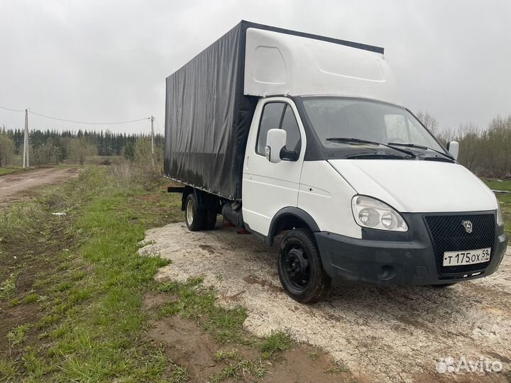 Грузоперевозки газель 4м