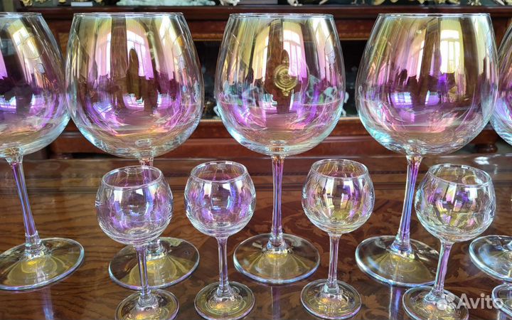 Бокалы фужеры рюмки