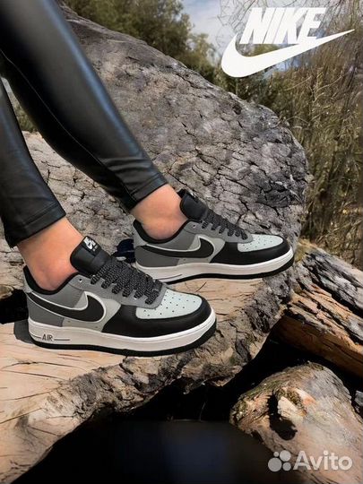 Nike Air Force 1 Black-Grey (41р)