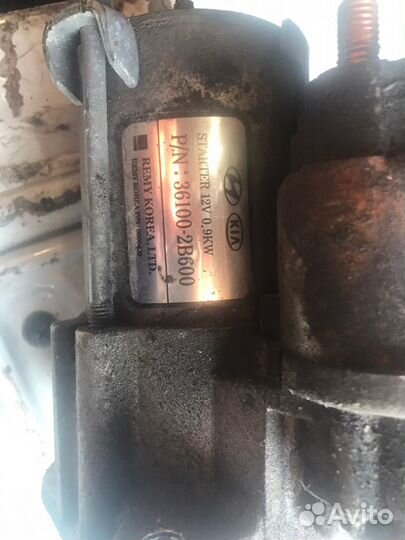 Стартер Hyundai Solaris, I