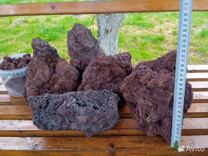 Лава вулканическая для аквариума