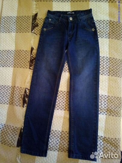 Джинсы на мальчика 10-11 лет