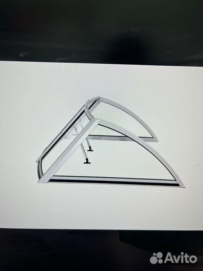 Тент и стекло на казанку 5м3 от лодка44