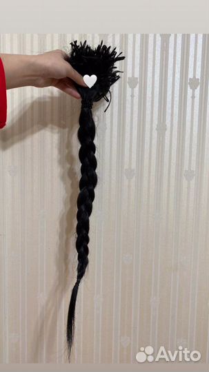 Волосы для наращивания бо см 70 см черные