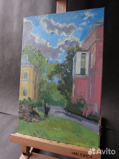 Картина маслом Петербург пейзаж