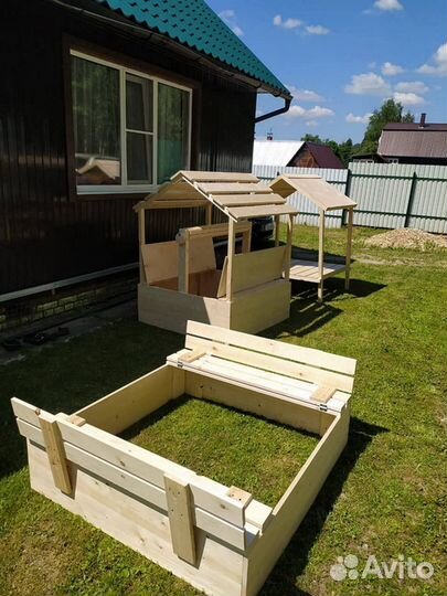 Песочница с крышей для детей