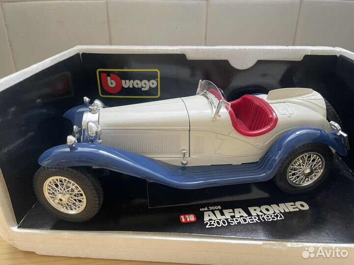 Bburago 1 18 Alfa romeo 2300 Spider (1932)