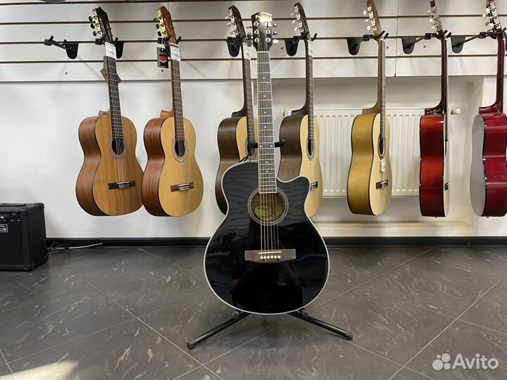 Fabio F4050E BK EQ Электроакустическая гитар