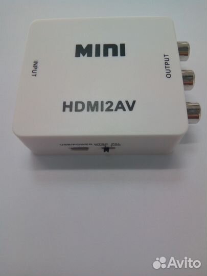 Переходник (конвертер) hdmi-RCA
