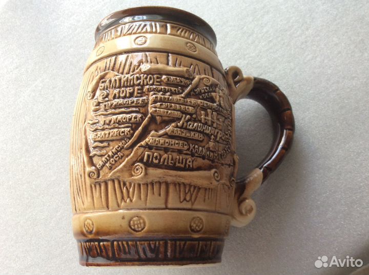 Кружка керамическая 1 литр