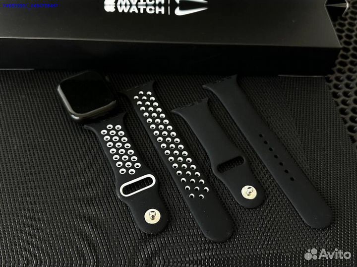 Apple Watch 9 с яблоком. Хит 2024 (Арт.99882)