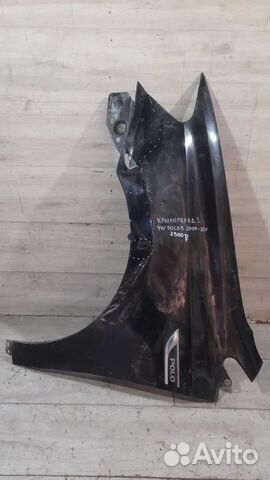 Крыло переднее левое Volkswagen Polo 5 С 2009 По