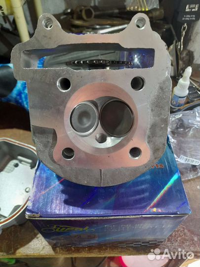 Головка цилиндра 157QMJ 150 кубов (В сборе) 150сс