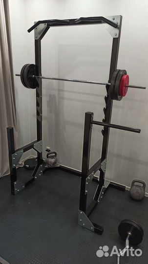 Турник напольный 4 в 1. Силовая рама