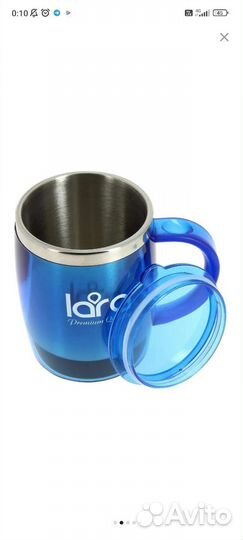 Термо кружка 400 мл с крышкой