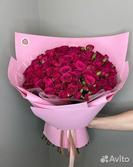 Букет кустовых роз