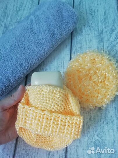 Чайная роза. Мочалка