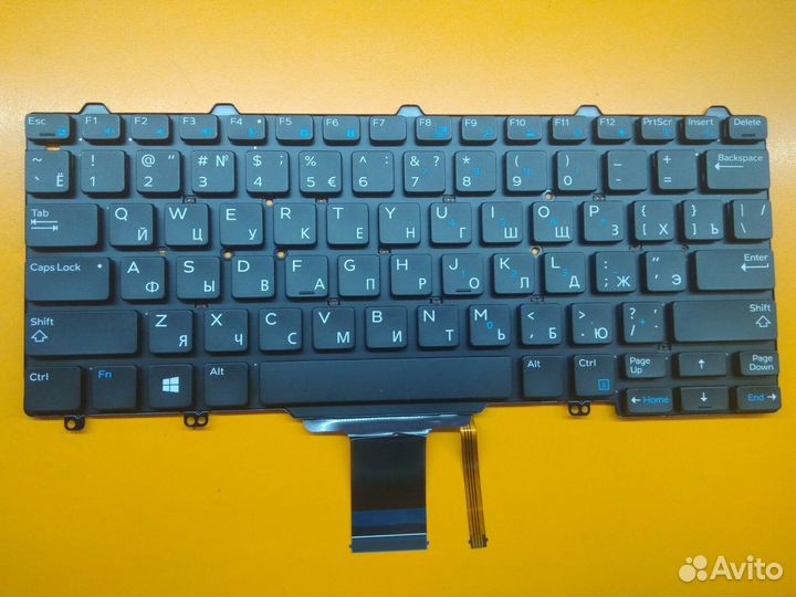 Клавиатура для ноутбука Dell E7270 с подсветкой