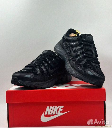 Черные кроссовки Nike P-6000 для стиля и комфорта