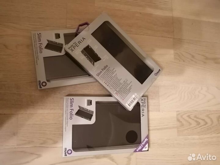 Чехол Muvit for Xperia Slim Folio для Sony Xperia