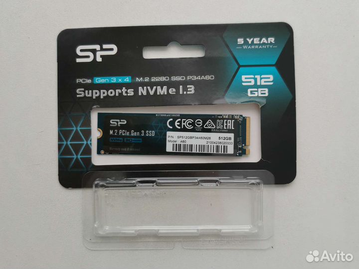 SSD Silicon Power M.2 512Gb