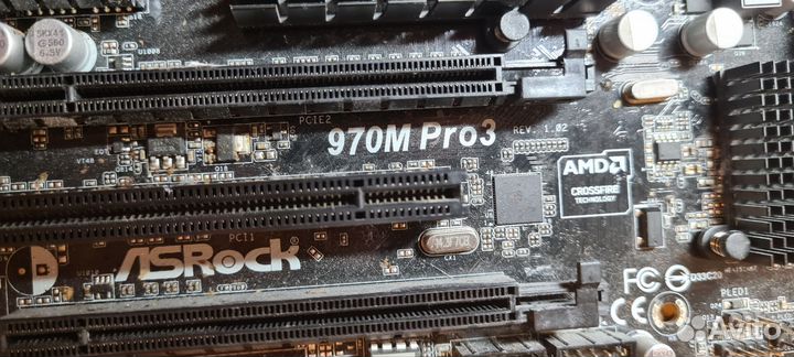 Материнская плата asrock 970 pro 3(am3)