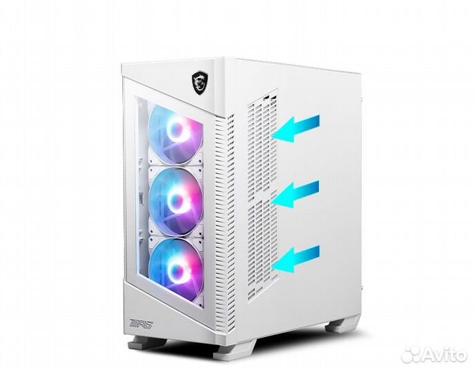 Корпус MSI MPG velox 100R white