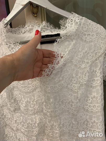 Блуза ажурная 54 размер
