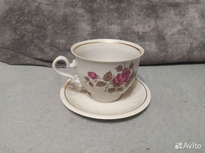 Чашка с блюдцем