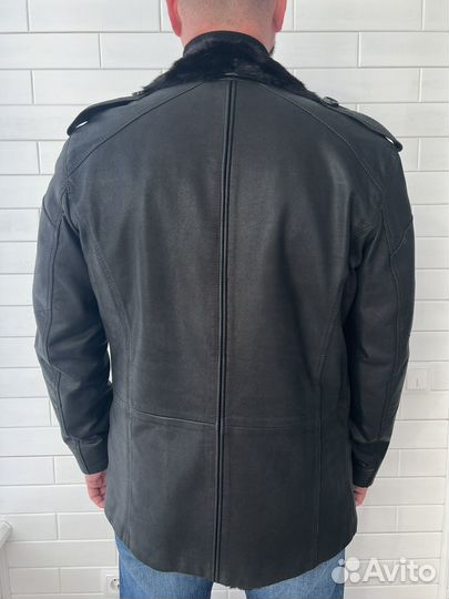 Дубленка натуральная мужская 50 размер