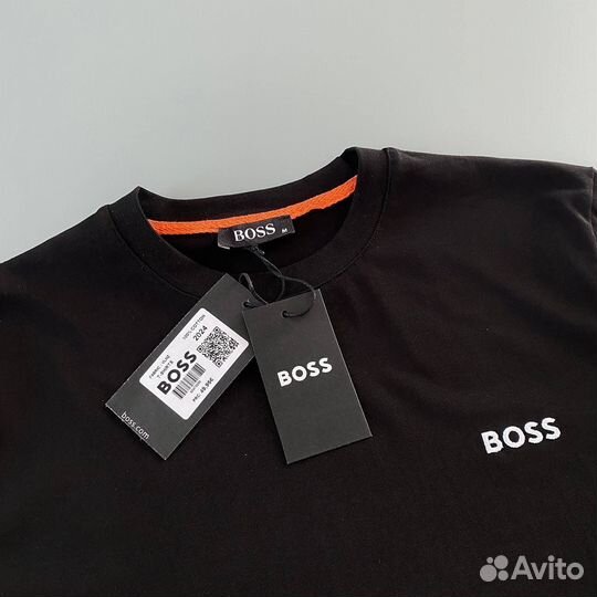 Футболка hugo boss черная