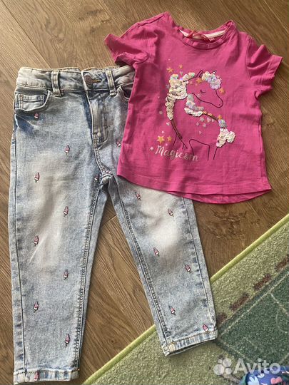 Одежда на девочку 92 98 пакетом
