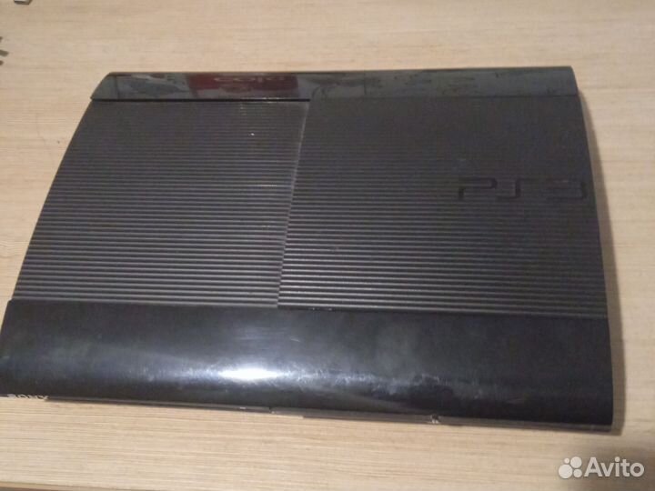 Ps3 super slim прошитая 2 джойстика