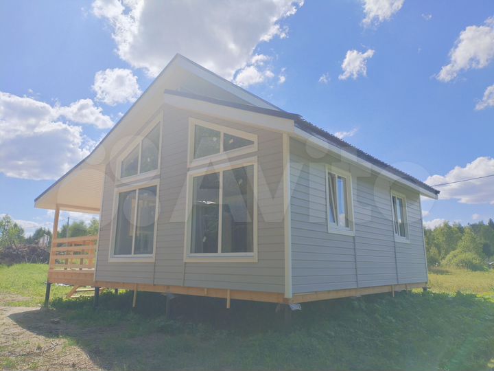 Дом 63 м² на участке 6 сот.