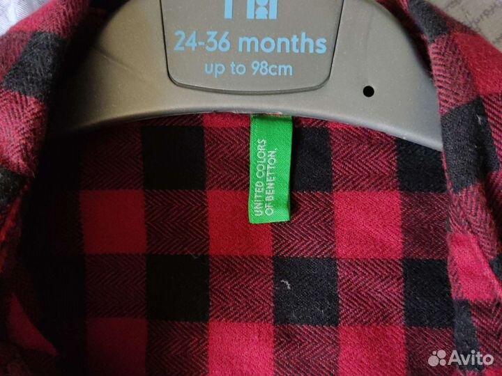Рубашка для мальчика 110 Benetton