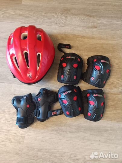 Защита шлем, наколенники, налокотники,на руки