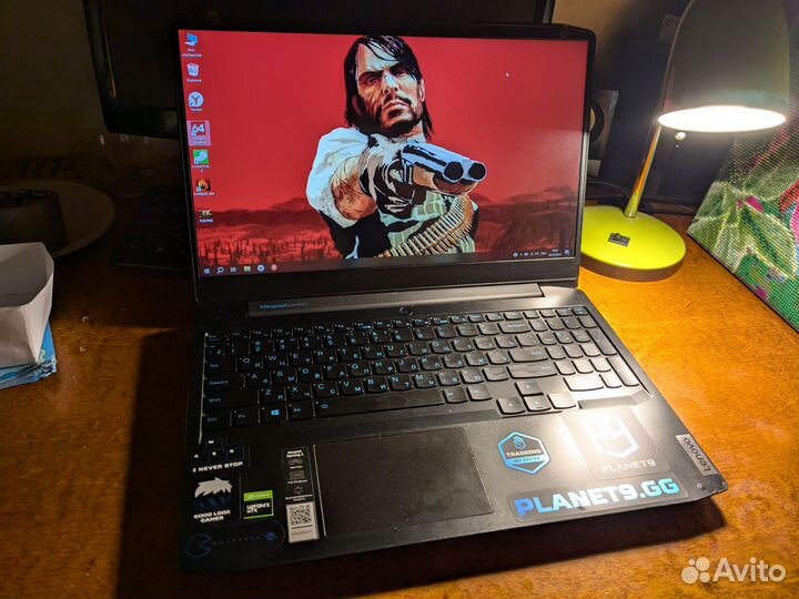 Игровой ноутбук Lenovo Ryzen 5/16/GTX ti