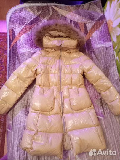 Пуховик для девочки 134