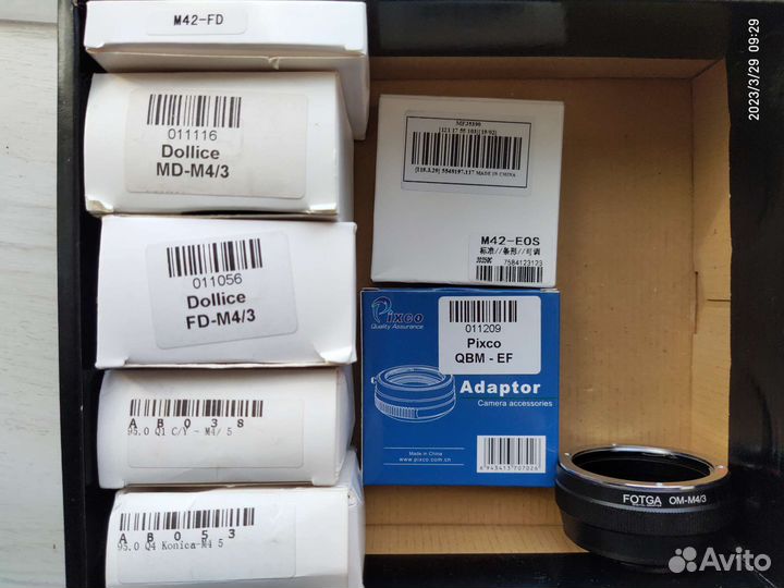 Адаптеры мануальной оптики