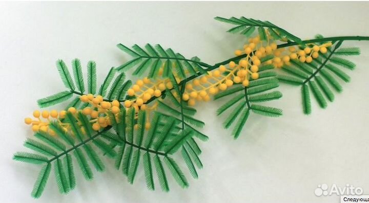 Искусственные цветы для декора Мимоза