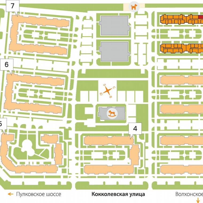 2-к. квартира, 56 м², 2/5 эт.