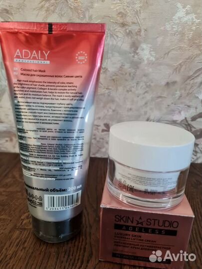 Крем для лица, маска для волос