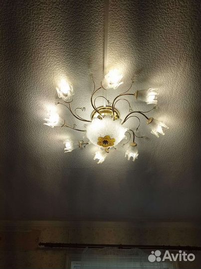 Люстра потолочная бу